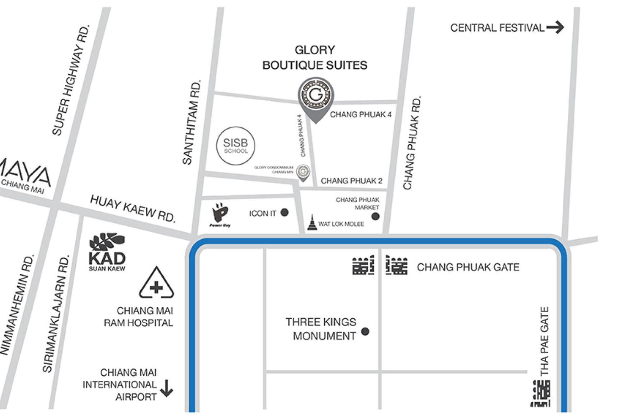 Glory Boutique Suites 清迈古城荣耀精品酒店 Chiang Mai Exterior photo